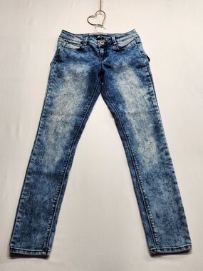⭐️Y2K J Jeans by Jordache Acid Wash Skinny Denim Junior Sz 9 approx 6/8 Womens